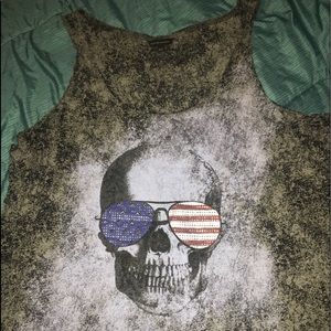 Rock & Republic Skull Tank - 3x